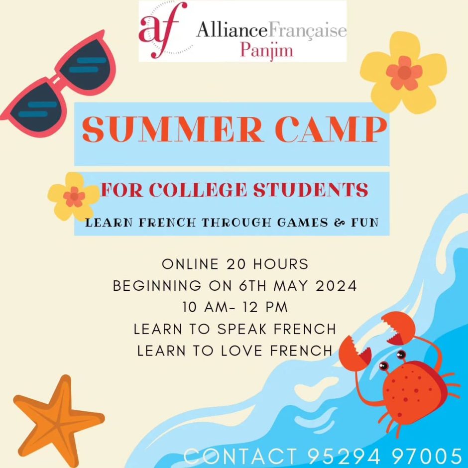 Summer Camp – Alliance Francaise de Panjim-Goa